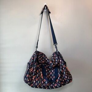 Vera Bradley Lighten Up Recycled ReActive Large Gym Duffel Bag Mini Medallion